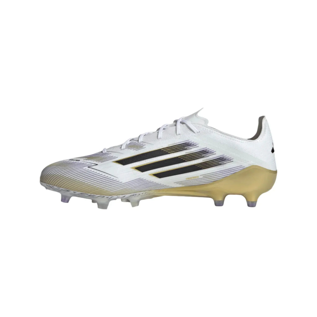 Adidas F50 Elite AG-Cloud White / Core Black / Gold Metallic