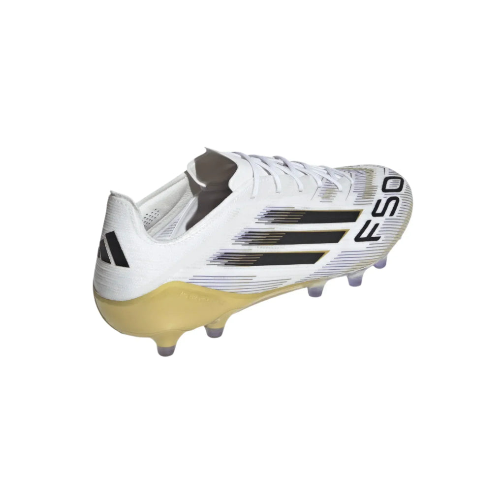 Adidas F50 Elite AG-Cloud White / Core Black / Gold Metallic