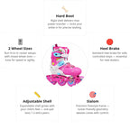 Flying Eagle L6 Lumos Pink Kids Skates