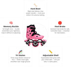 Flying Eagle S7 Speed Pink Kids Skates